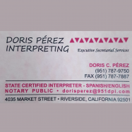 Doris Perez Interpreting